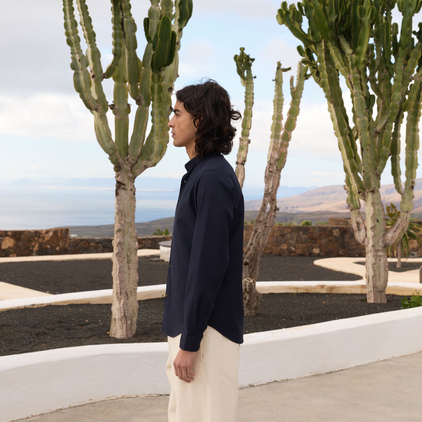 Navy Giro Inglese shirt