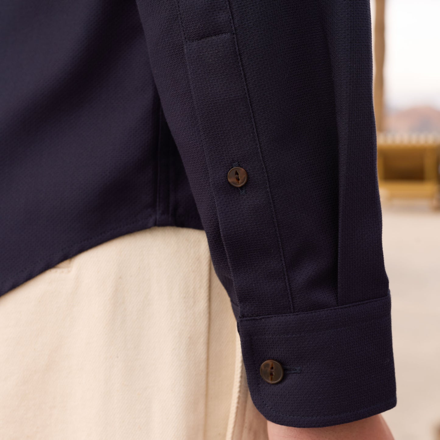 Navy Giro Inglese shirt