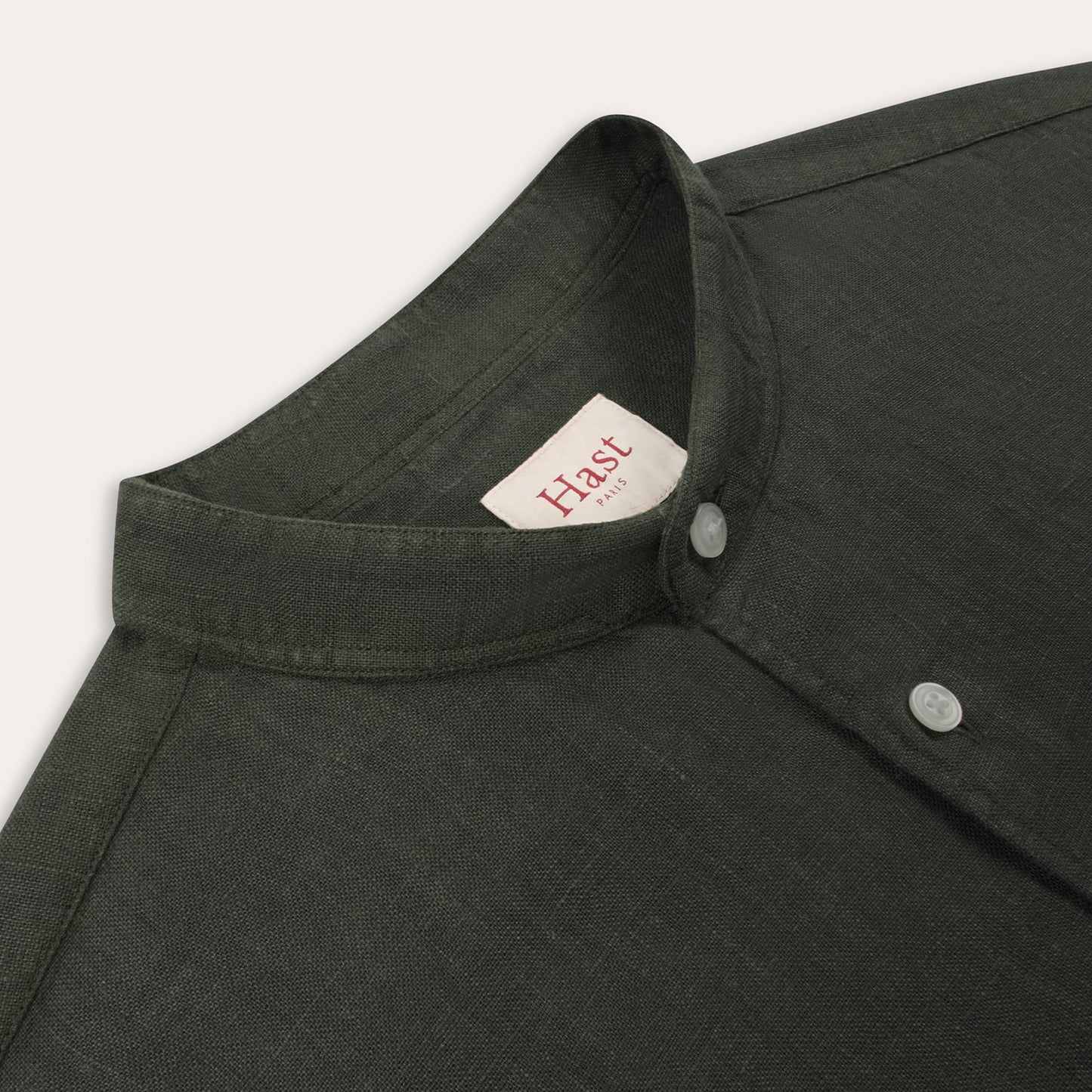 Khaki linen shirt