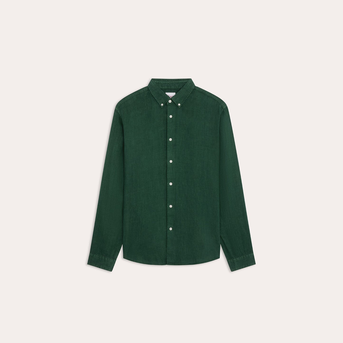 Emerald linen shirt