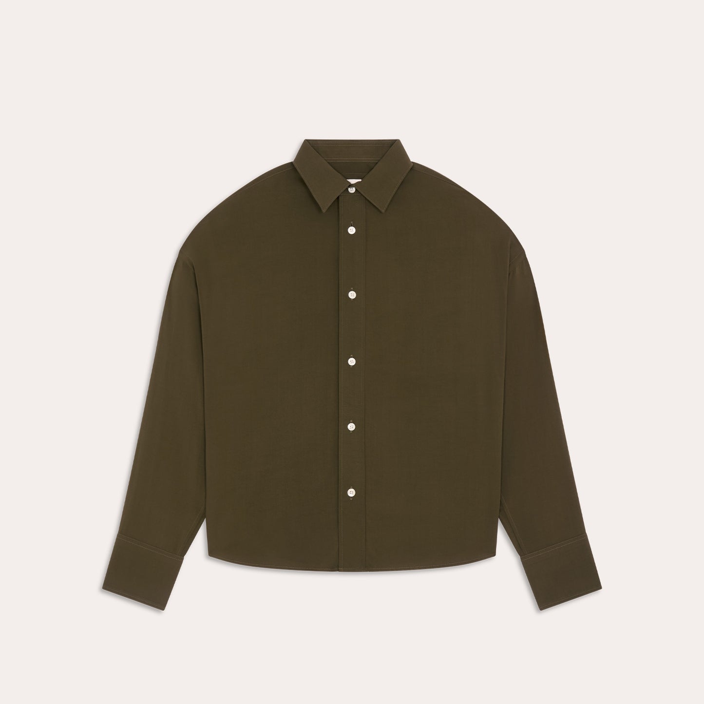 Chemise décontractée kaki