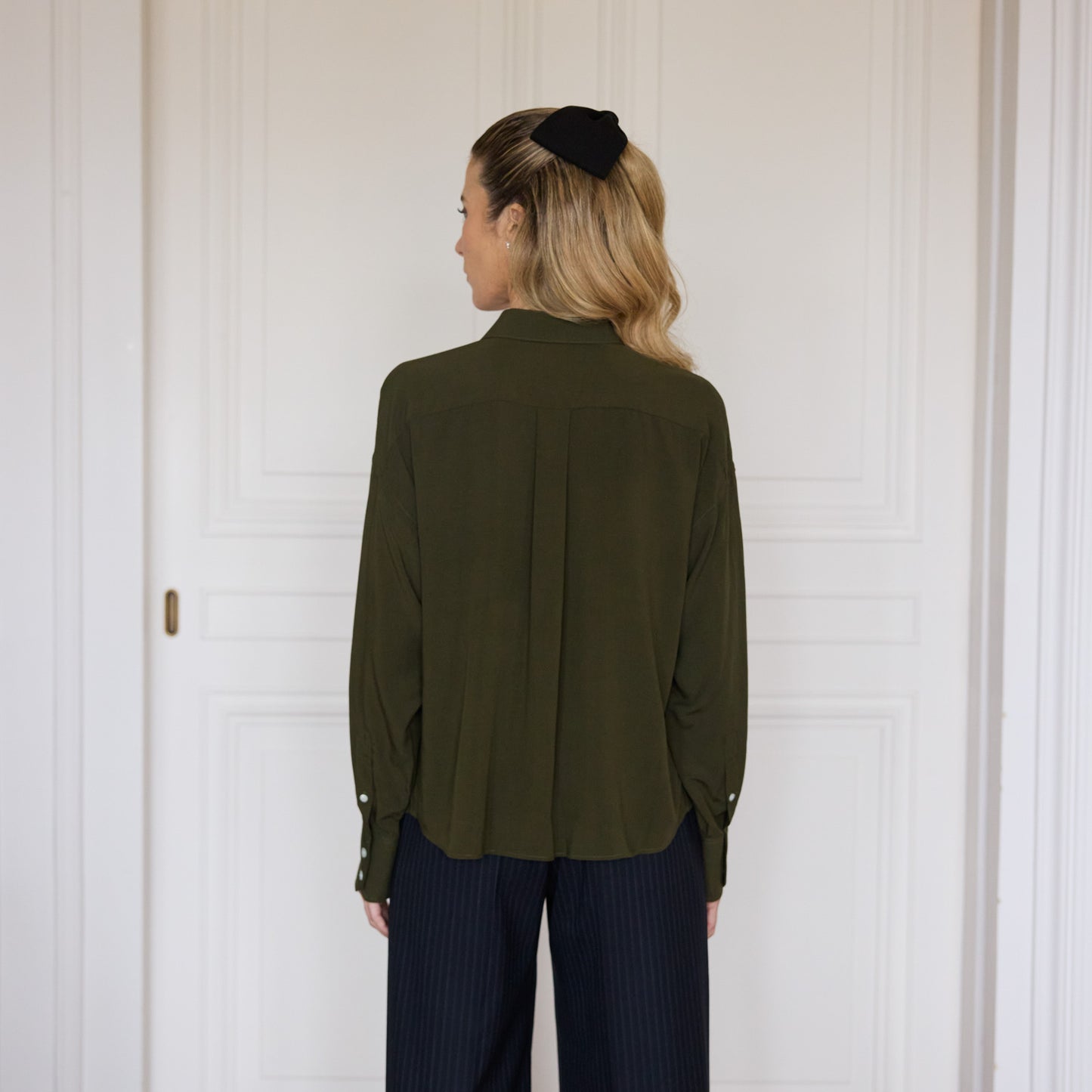 Chemise décontractée kaki