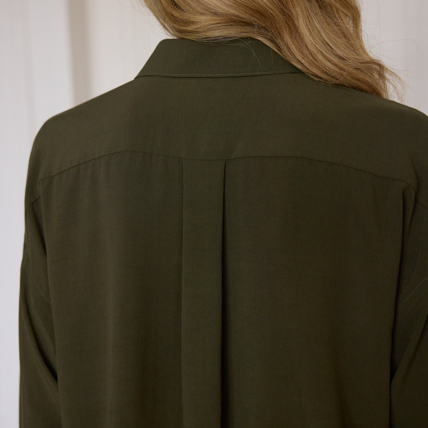 Chemise décontractée kaki