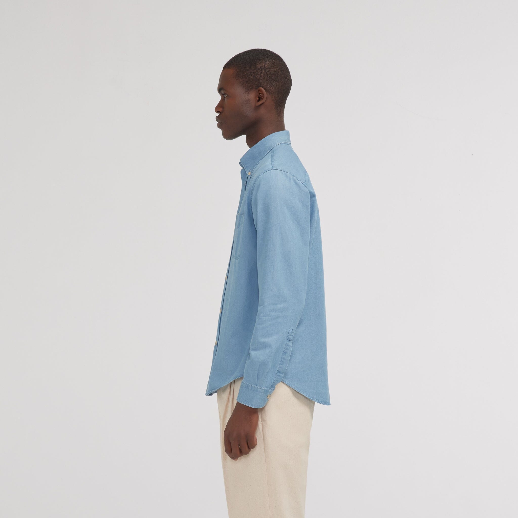 Chemise en denim bleu clair Hast Paris
