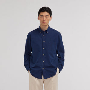 Dark blue denim shirt