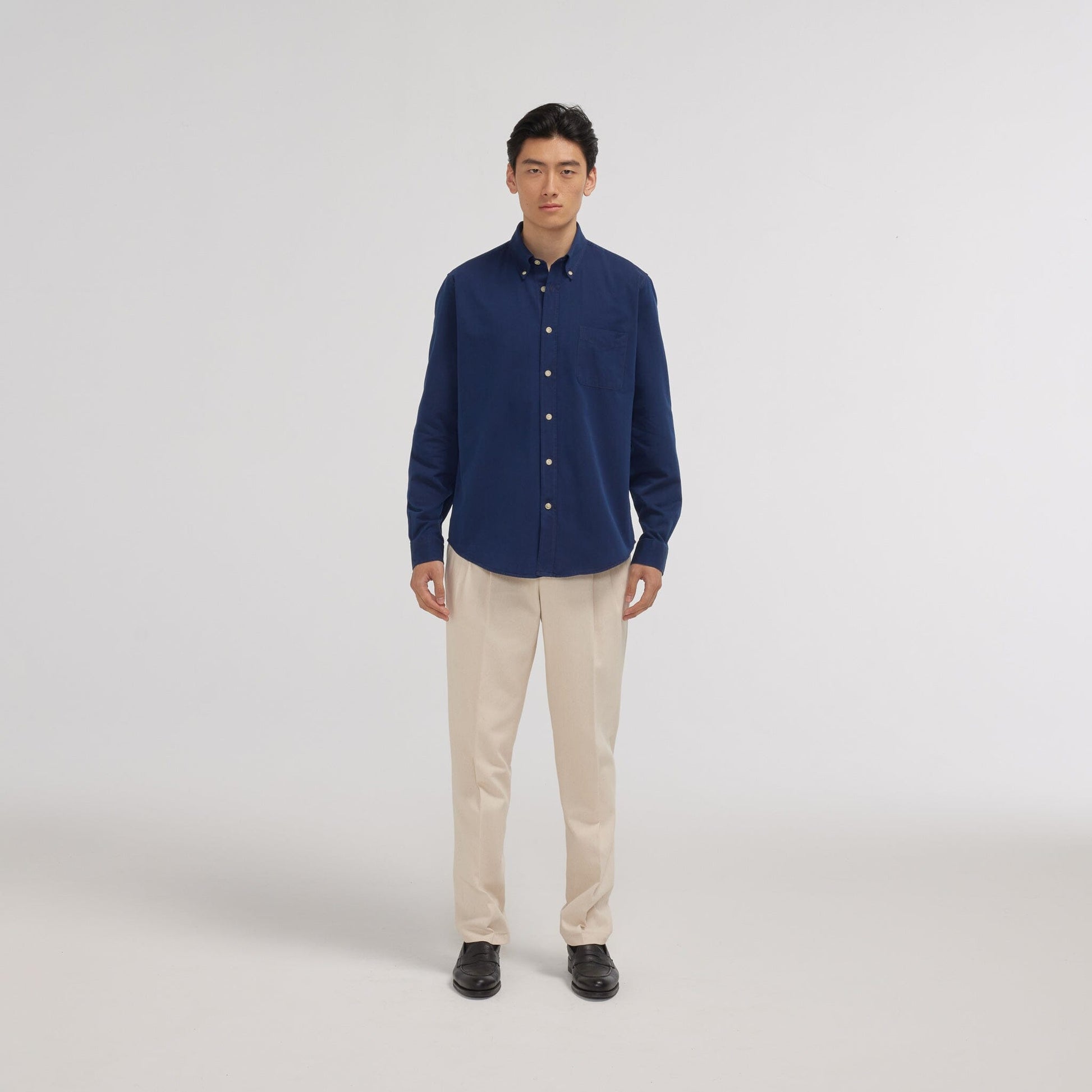 Dark blue denim shirt – Hast Paris