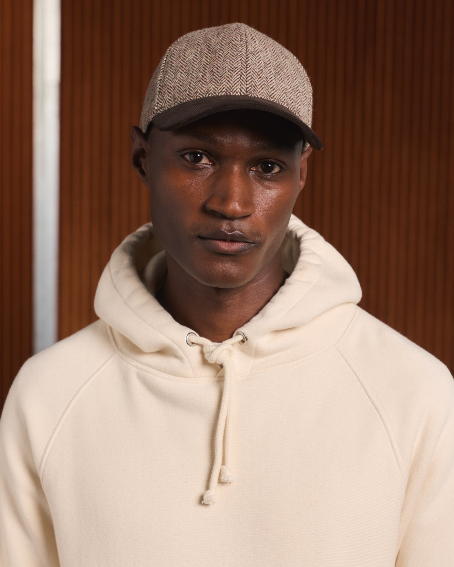 Ecru heavyweight cotton Hoodie