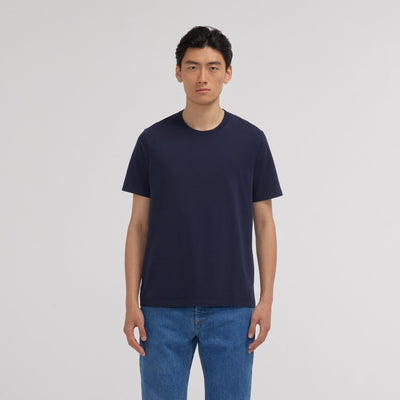 Navy organic cotton T-shirt