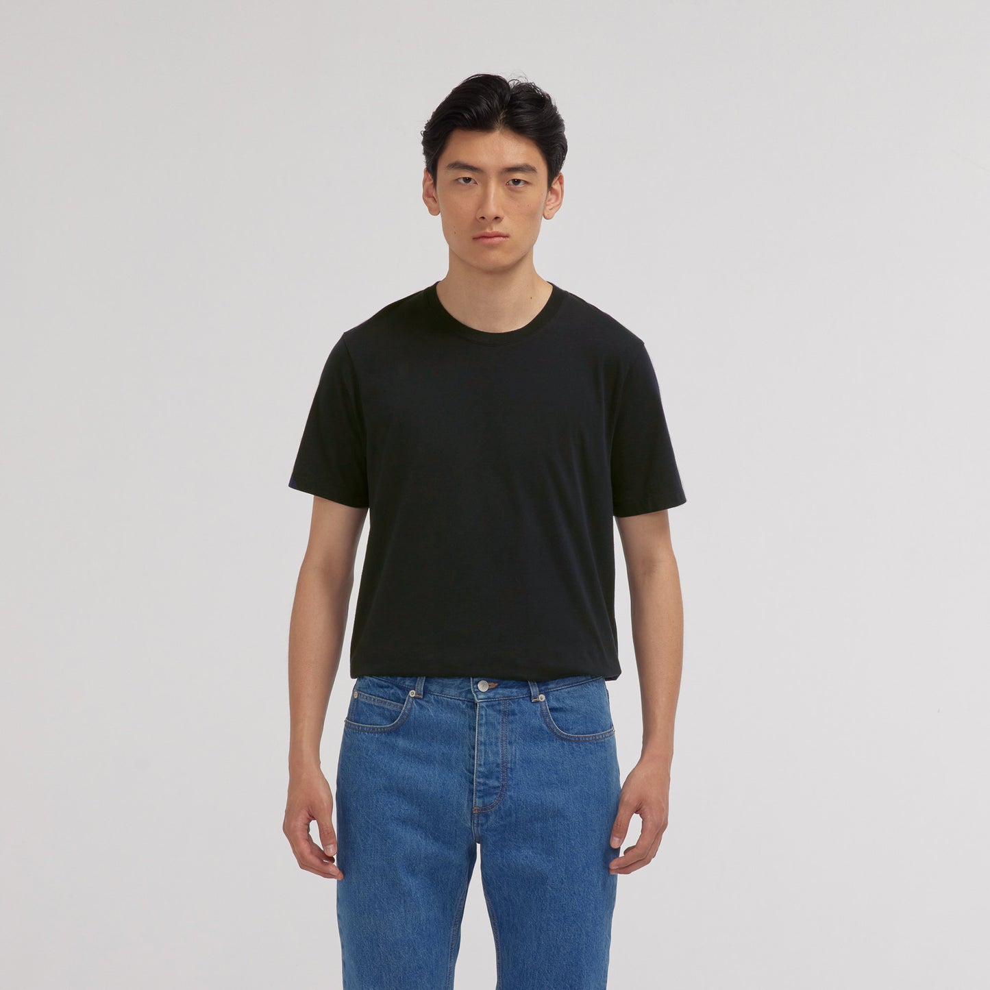 Black cotton t-shirt