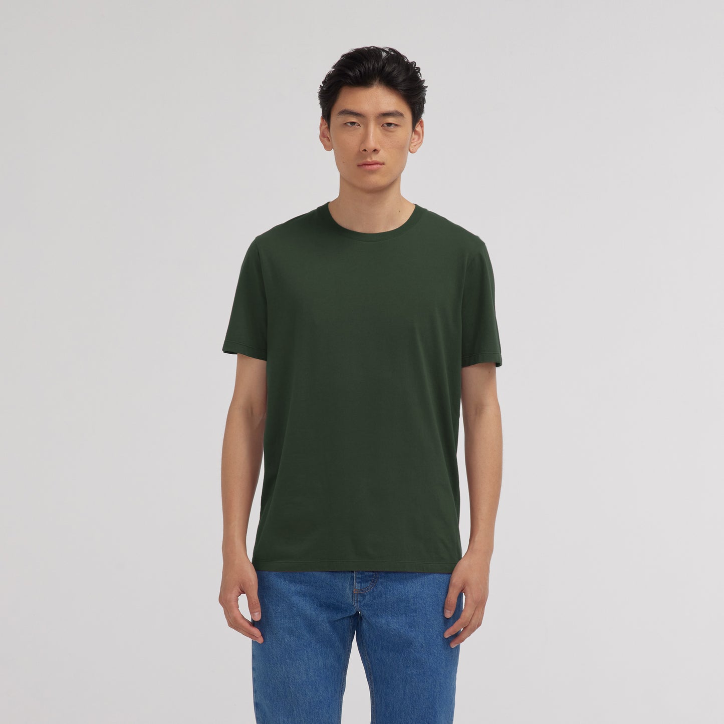 green cotton t-shirt