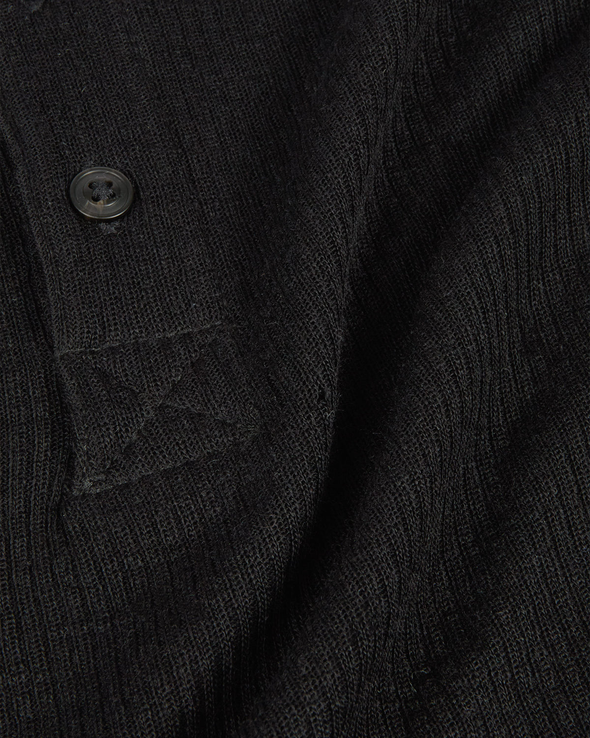 Henley en laine noire