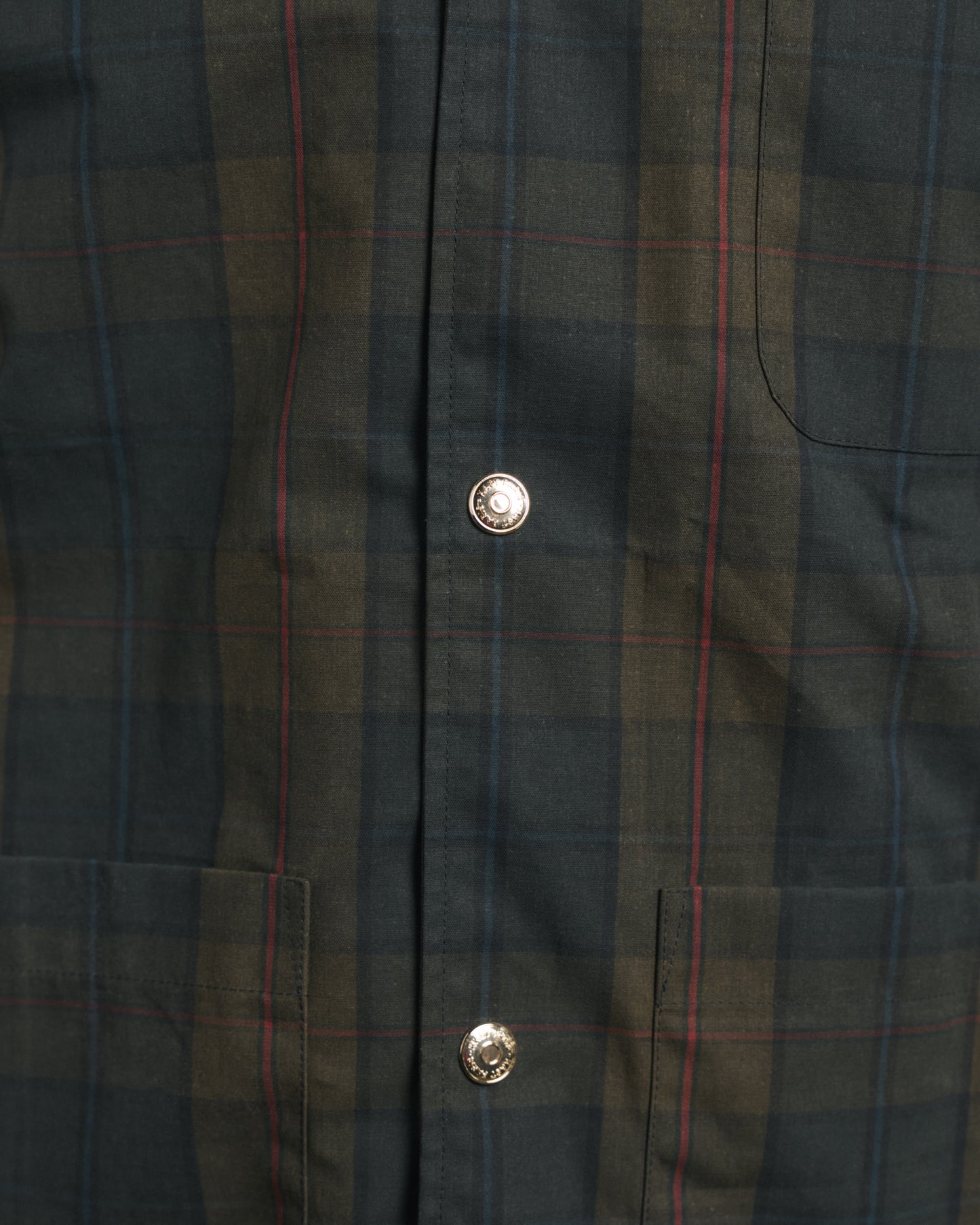Veste en tartan kaki Halley Stevensons