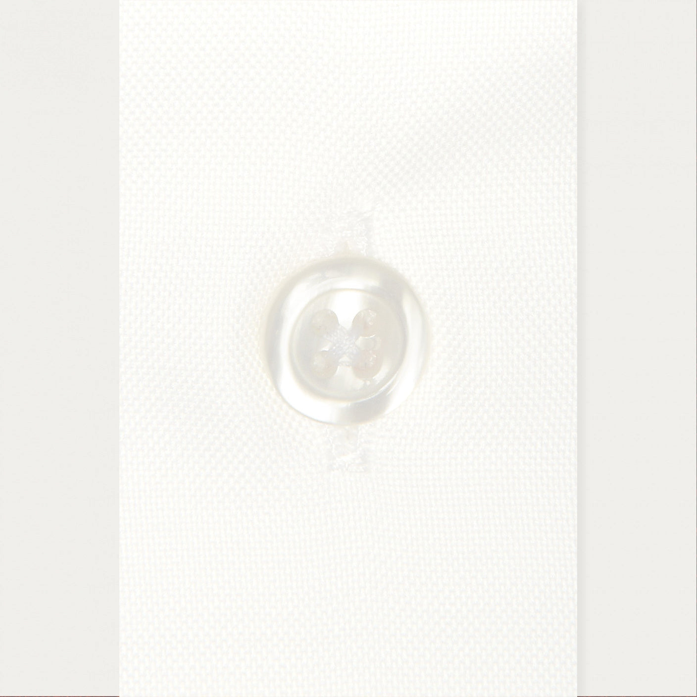 White double-twisted Oxford shirt with French cuffs