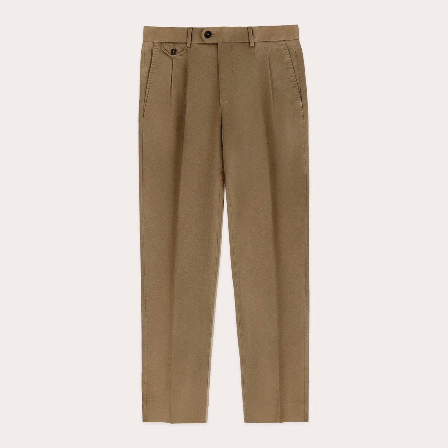 Chino épais double retors beige