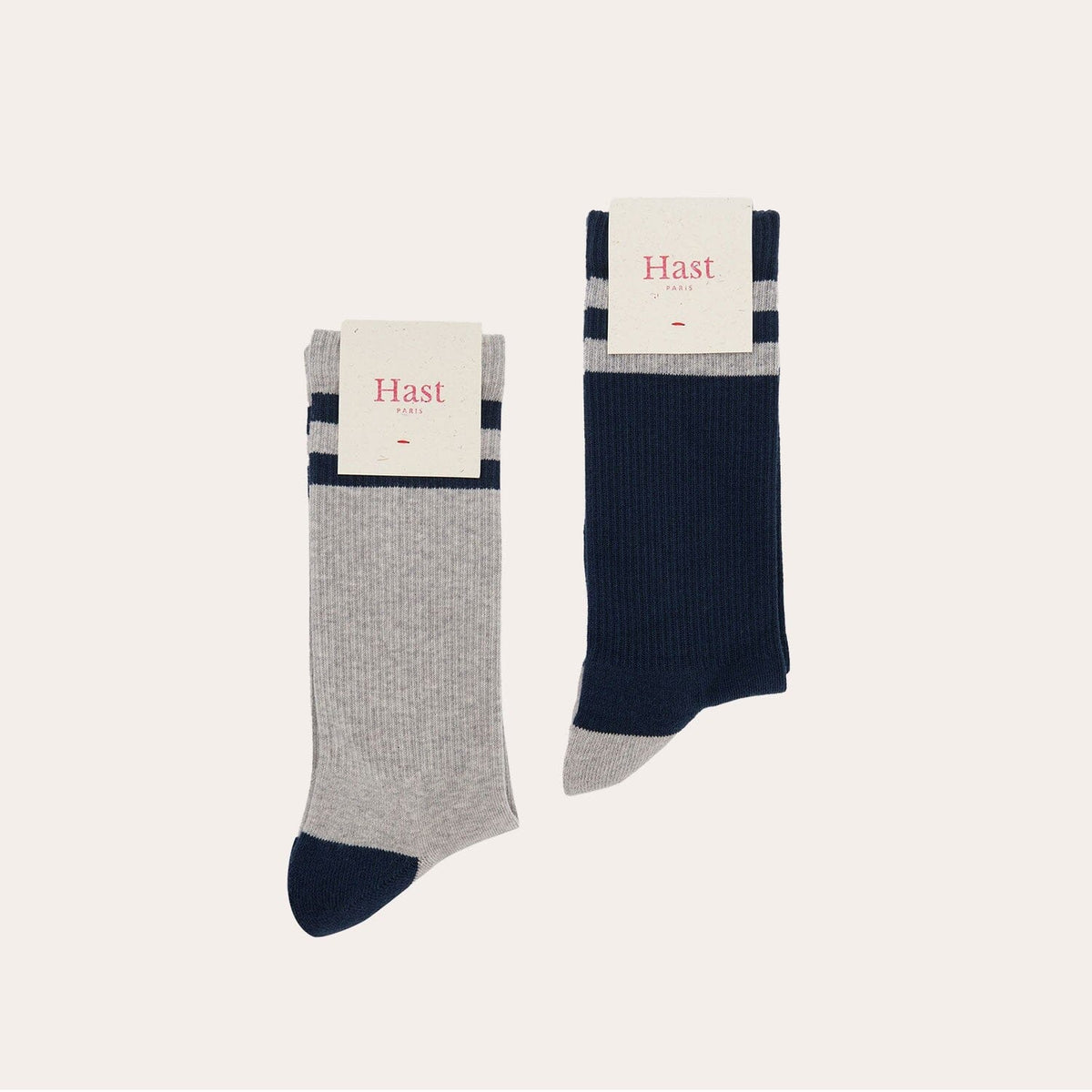 Pack de 2 chaussettes rayées
