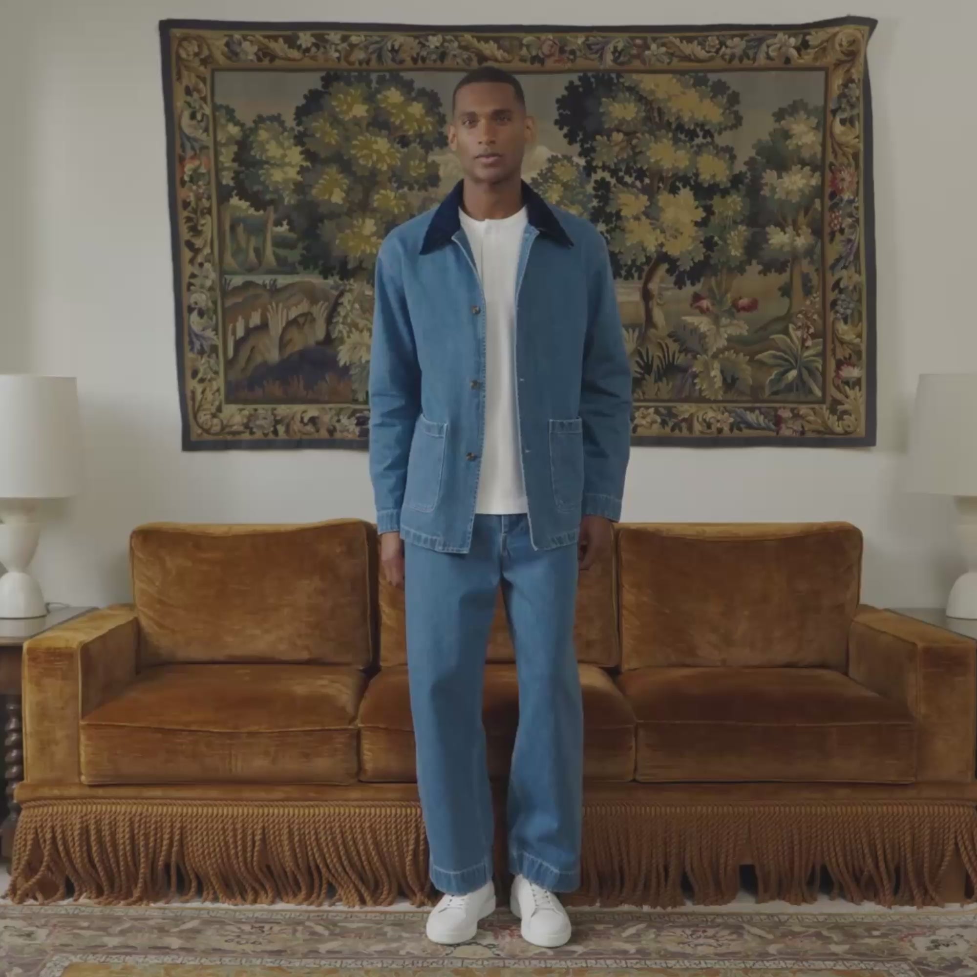 Veste de travail en denim