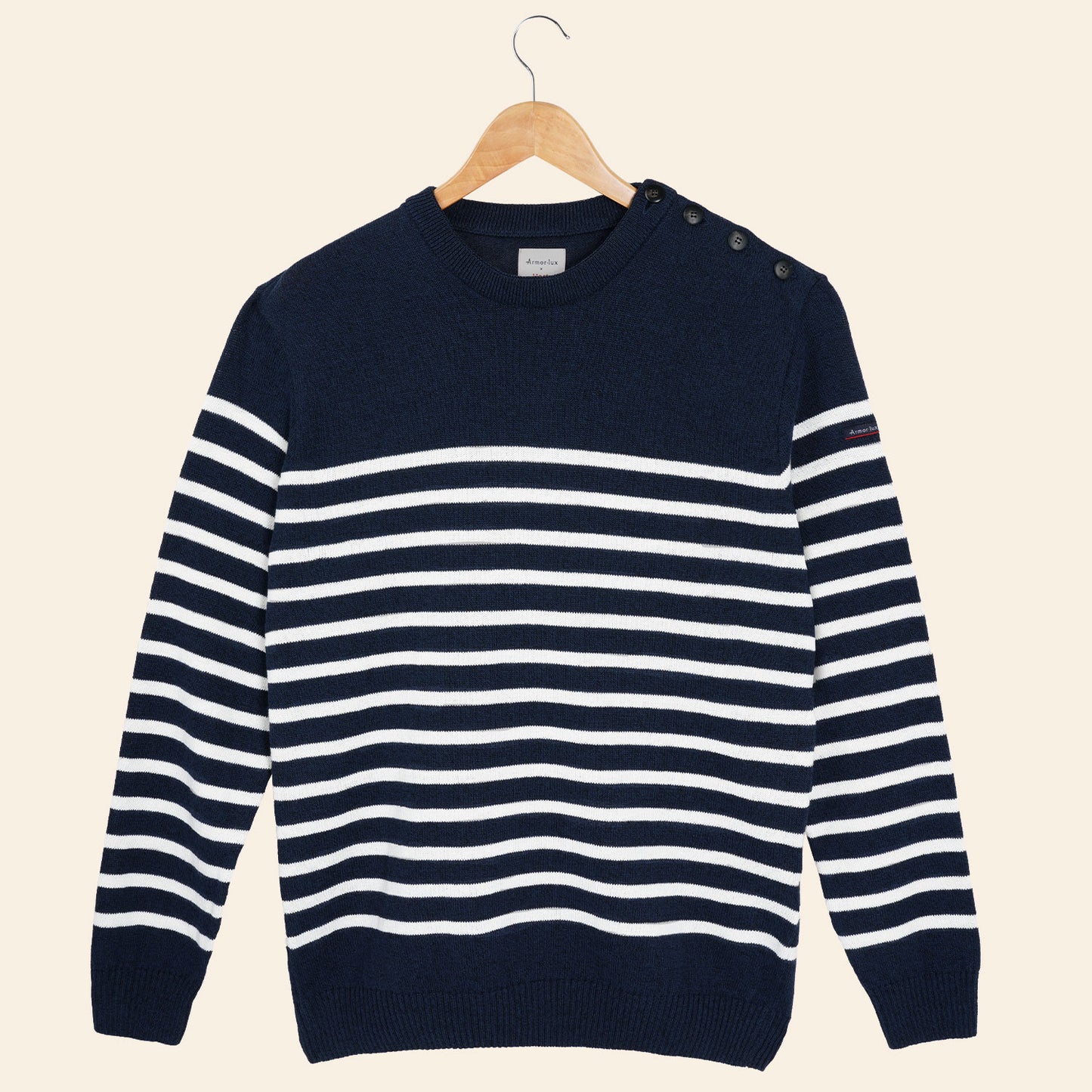 Linen-cotton sailor sweater