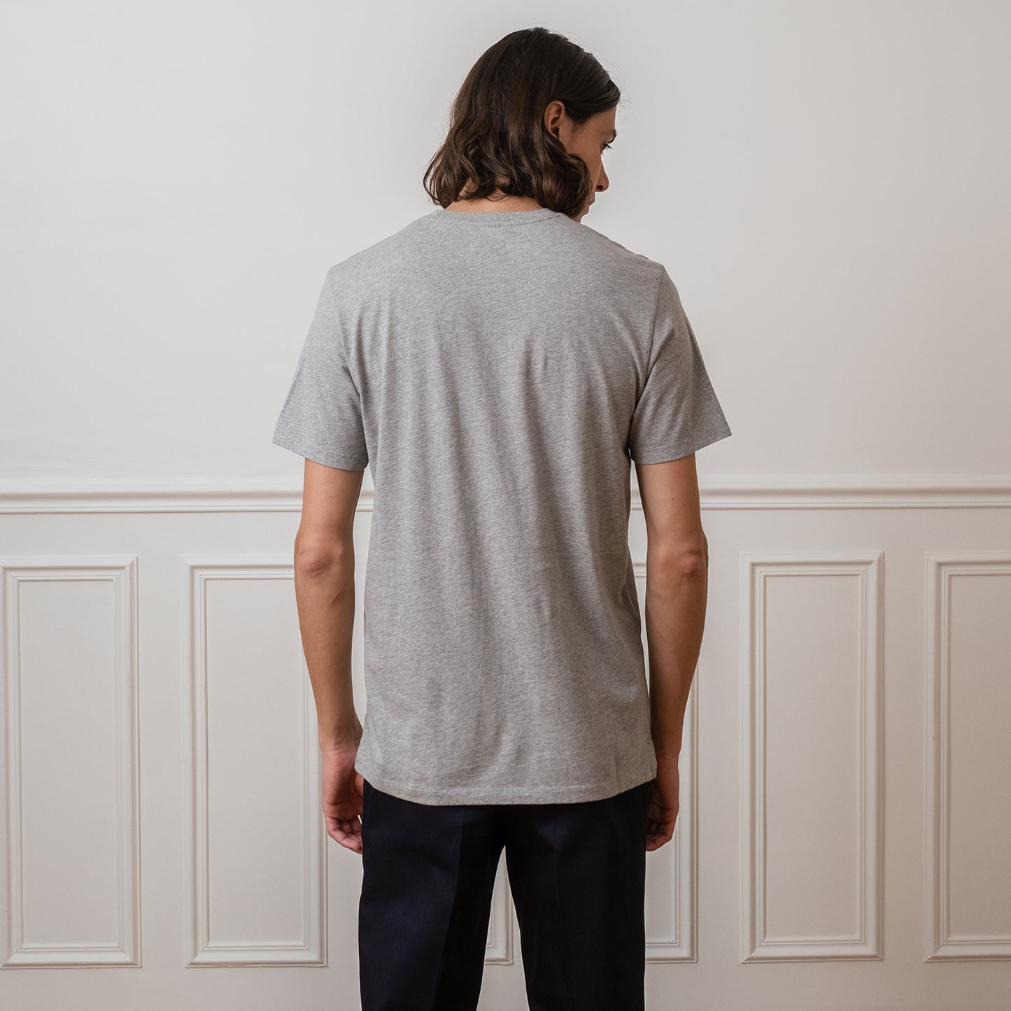 Tee-shirt en coton biologique gris