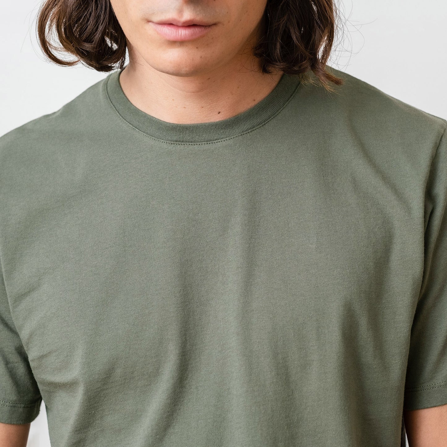Green organic cotton T-shirt