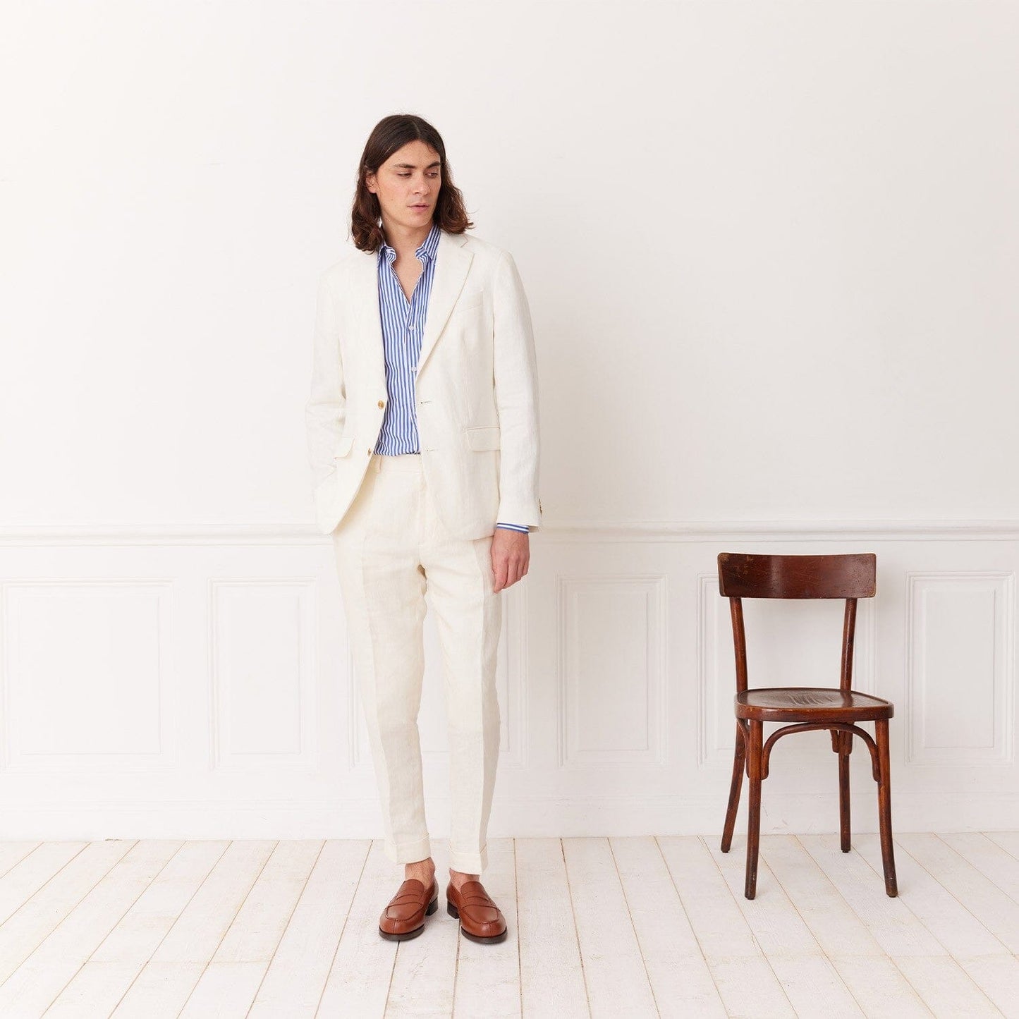 Ecru linen jacket