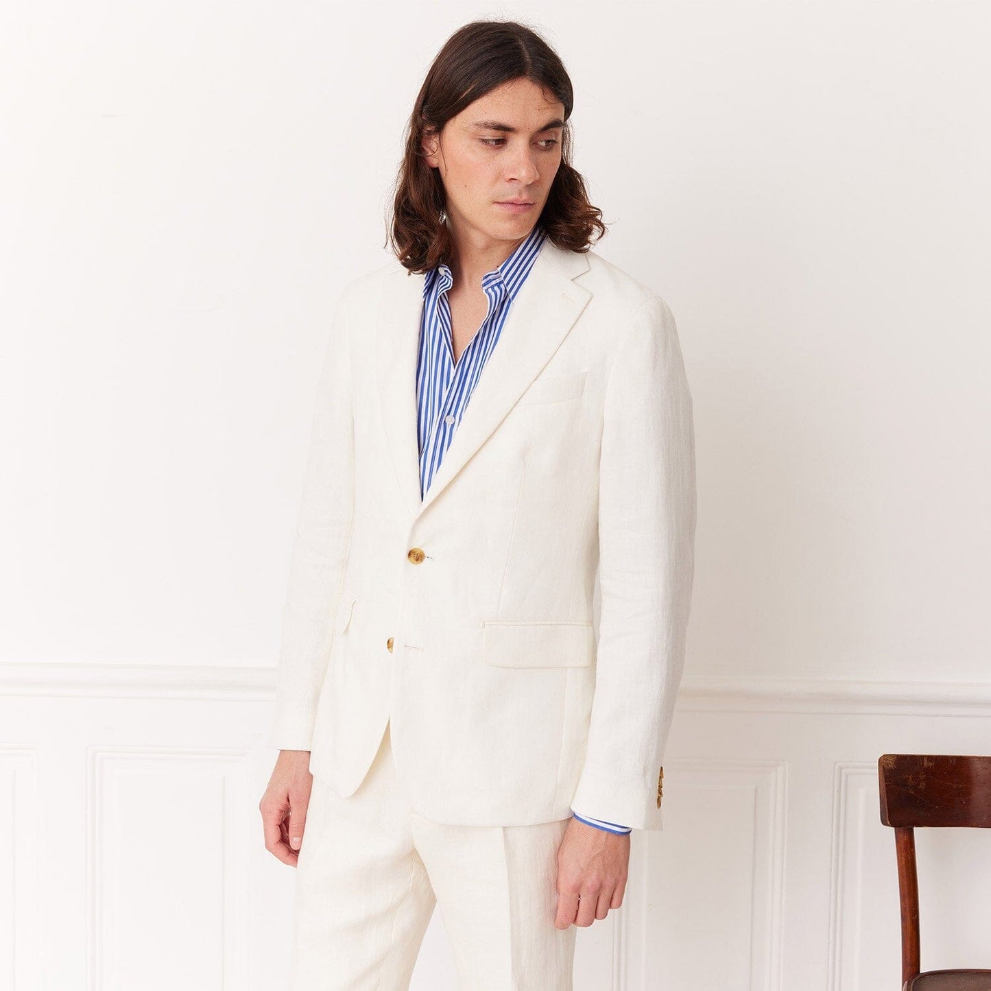 Ecru linen jacket